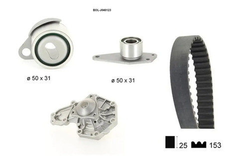 Pompa acqua kit - , cinghie