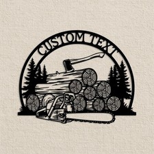 Insegna Metallo Lumberjack