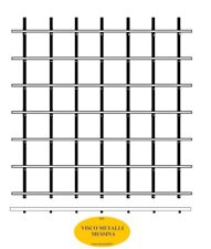 Rete elettrosaldata Acciaio Inox AISI 304 filo 4,0 maglia mm 50x50 - cm 50x100