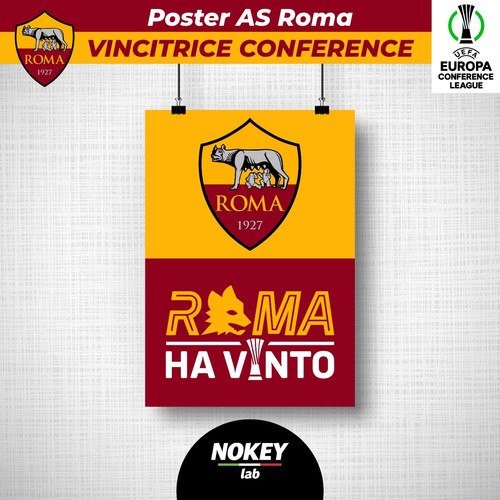Poster roma campione