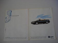 advertising Pubblicità 1996 SAAB 900 CABRIO