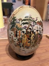 uovo da collezione vintage ceramica cinese