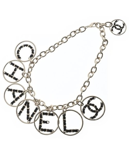 Chanel necklaces silver - chanel,