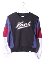 KANI Felpa Donna Tuta da ginnastica Taglia IT 38 nero-blu-rosso stile casual