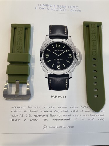 Per panerai cinturino gomma - per,