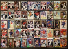 Lotto di 50 carte da baseball