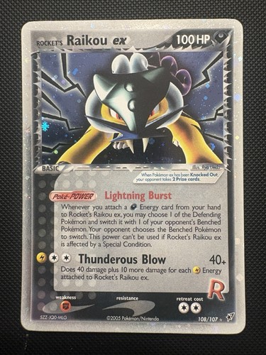 Rocket raikou 108 107 ex - rocket's,