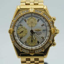 Breitling Chronomat Gt Orologio Automatico da Uomo K13335218K 750 Oro Madre Mop