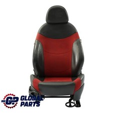 Mini Cooper One R50 Sedile Anteriore Sportivo Sinistro Kaleido Tartan Rosso