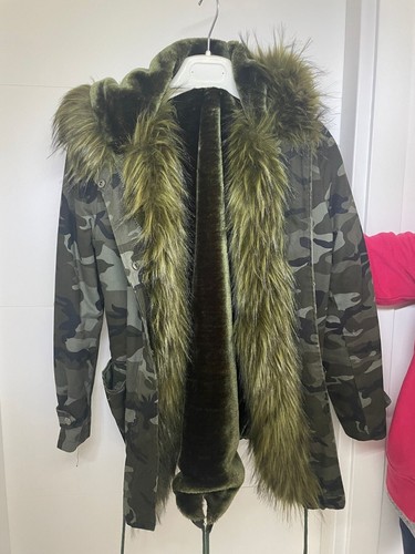 Parka verde mimetico - verde,