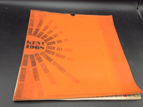 Kent calendario attrici - kent, 1968