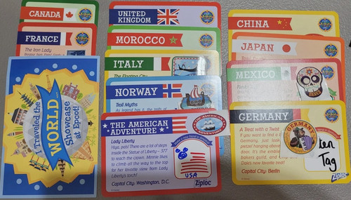 Nuovo disney world showcase - world,