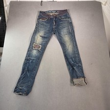Selvedge Jeans Uomo Traforato