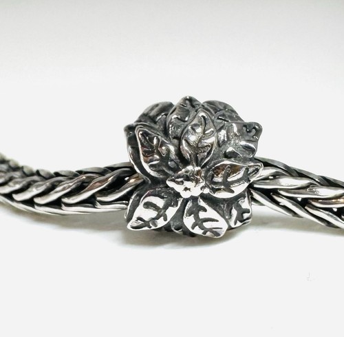 Trollbeads poinsettia perle - poinsettia, in