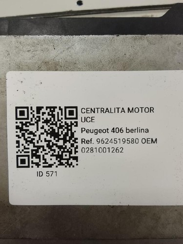 0281001262 centralina motore
