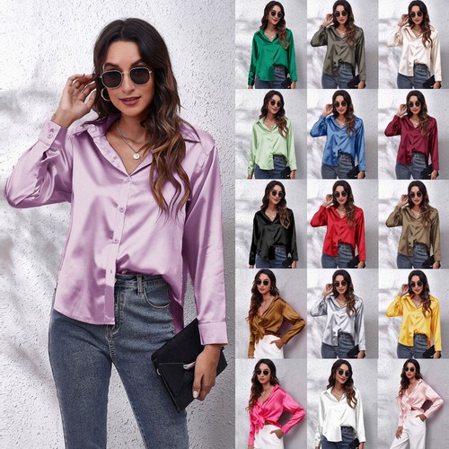 Camicia donna raso di - da,