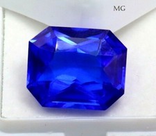 Certificado Gie 11.20CT Natural Azul Cobalto Spinel Mogok Corte Esmeralda Loose