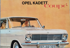 OPEL KADETT COUPE' BROCHURE ORIGINALE CON CARATTERISTICHE TECNICHE IN ITALIANO