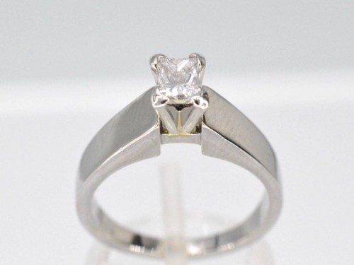 Anello solitario platino - in,