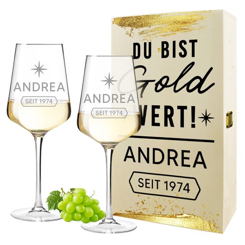 Bicchieri vino 2er set - da, &
