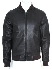 Giacca biker uomo morbida vera