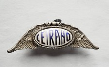 CEIRANO AUTO STEMMA SMALTATO PRIMI 1900 EMBLEMA FREGIO SCRITTA VINTAGE BADGE