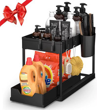 Organizzatori Sotto Il Lavandino Supporto per Mobiletto Da Bagno a 2 Livelli Con