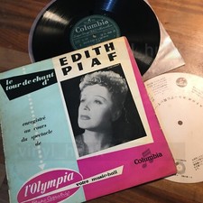 T26 EDITH PIAF A l'Olympia FS 1049 10" 25cm France chanson + Disco Stroboscopico