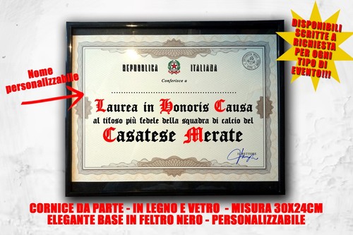 Laurea personalizzata quadro