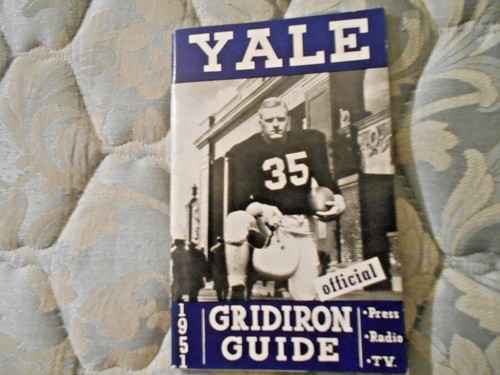 1951 yale football - media, guide