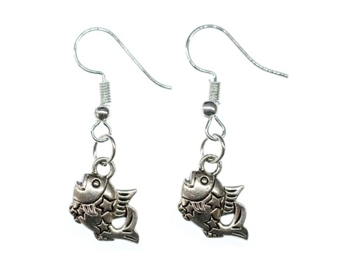 Orecchini miniblings pesci - orecchini,