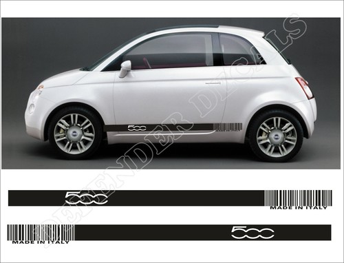 Fiat 500 stripes abarth racing - fiat,