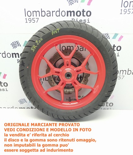 Cerchio ruota anteriore rosso - cerchio,