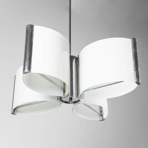 Lampadario luci acciaio - 12,