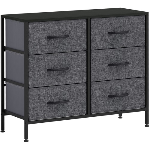 Homcom drawer fabric - fabric, chest