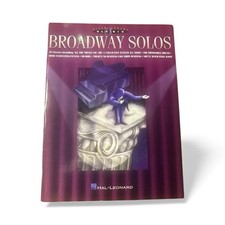Broadway Solos Hal Leonard Piano Songbook Classic Show Tunes Collezione NOS 1995