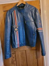 rara giacca di pelle lambretta