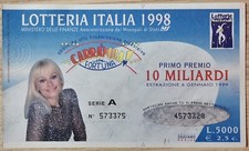 LOTTERIA ITALIA 1998