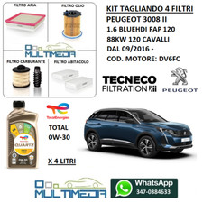 TAGLIANDO 4 FILTRI OLIO