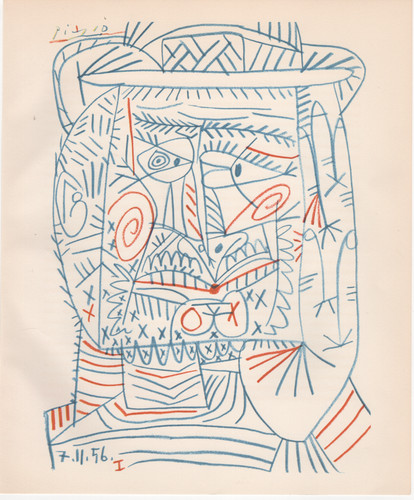 Pablo picasso testa - pablo, e