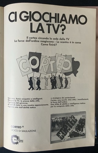 Pubblicità corteo gioco - pubblicità,