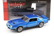 1:18 Auto World 1978 Pontiac Firebird Formula Martinica blu metallizzato