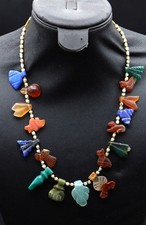 Collana antica mista di perle