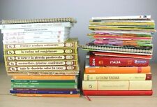 LOTTO 20 Libri di Cucina e VARIE RIVISTE con RICETTE Pietanze Gastronomia Casa