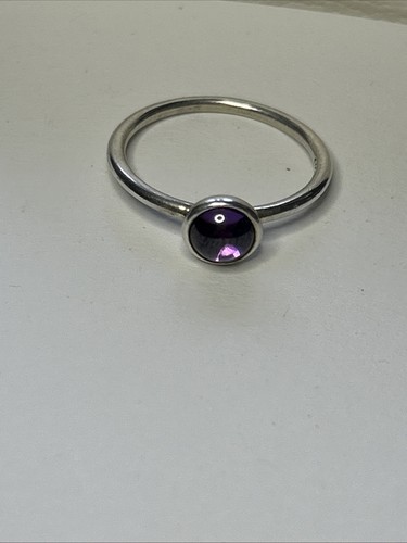 Anello goccia poetica viola - anello,