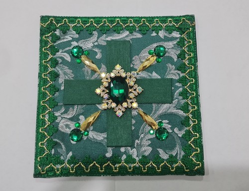 Palla copricalice verde - palla,