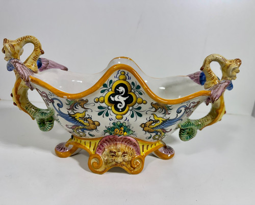 Centrotavola maiolica italiana - centrotavola,