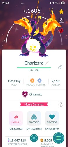 Charizard gigamax shiny - gigamax,