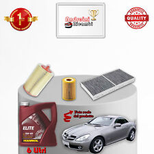 KIT TAGLIANDO FILTRI E OLIO MERCEDES R171 SLK 200 120KW 163CV DAL 2006 ->