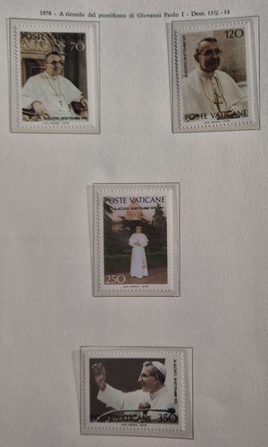 1978 vaticano ricordo del - vaticano,